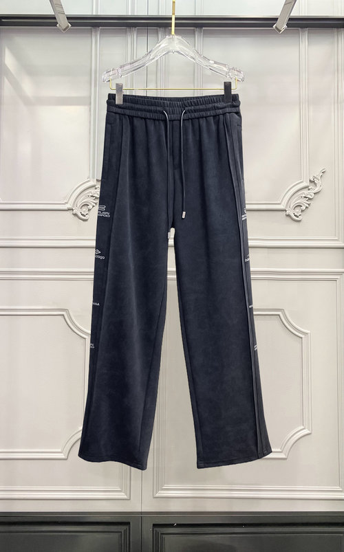 Balenciaga Newly Released Logo Casual Pants with Good Comfort
