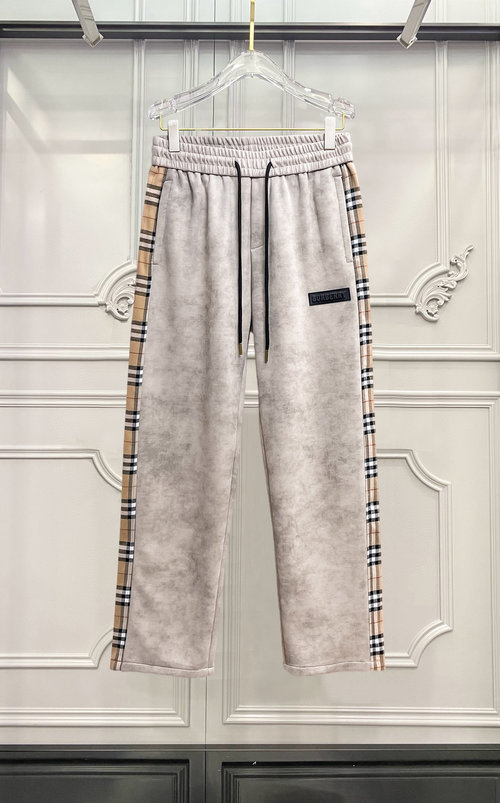 Burberry Custom Logo Comfortable Casual Trousers
