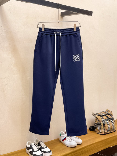 Loewe New Casual Pants with Embroidered Logo