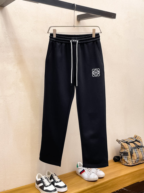 Loewe Classic Logo Embroidered Casual Pants