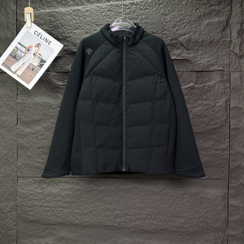 Descente Classic Logo Spliced Couple Down Jacket