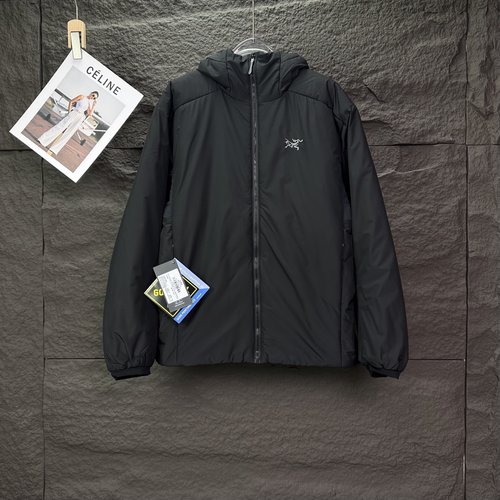 ArcTeryx Embroidered Logo Couple Hooded Cotton Coat