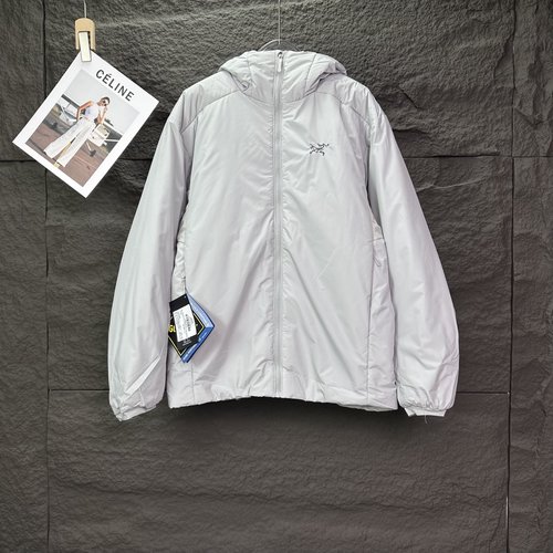 ArcTeryx Embroidered Logo Couple Hooded Cotton Coat