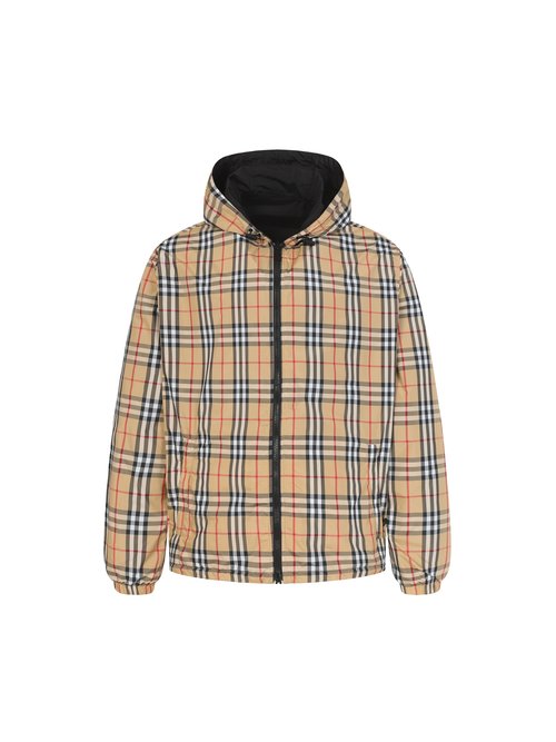Burberry Double-Sided Checked Coat with Custom Accessories