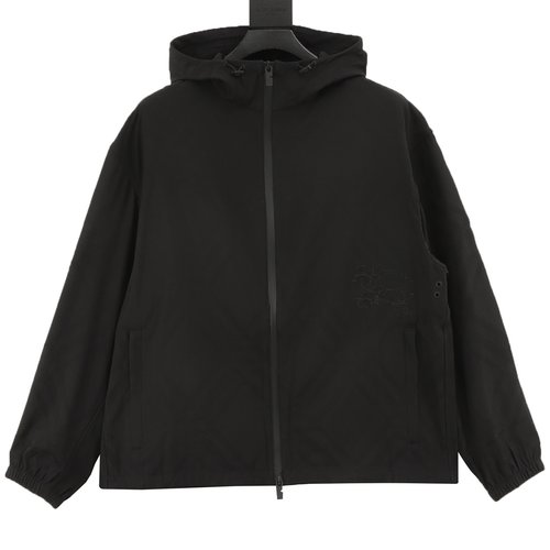 Burberry Warhorse Jacquard Hooded Jacket with High - tech Fabric