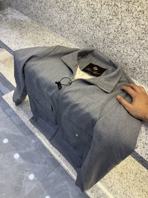 Loro Piana Wool Blend Stylish Jacket with Good Feel