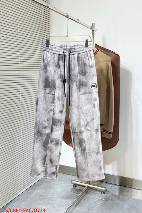 Balenciaga New Casual Pants with Classic Logo, Providing High Comfort
