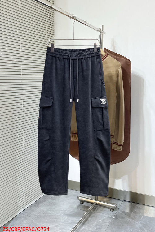 Louis Vuitton New Arrival Logo Casual Pants with Good Comfort