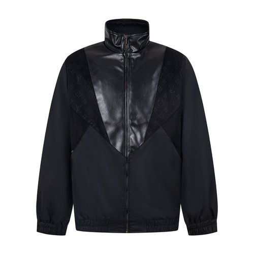 Louis Vuitton Innovative Material Leather Jacket, Comfortable and Functional