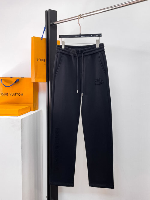 Balenciaga Comfortable Custom - Fabric Logo Leisure Pants