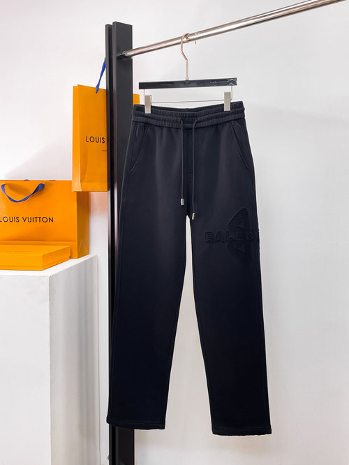 Balenciaga New Casual Pants with Logo, High Comfort