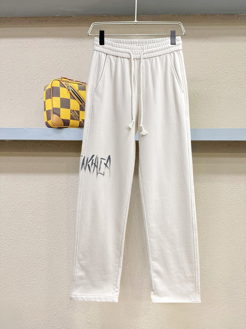 Balenciaga New Casual Pants with Logo, High Comfort