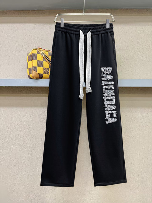 Balenciaga New Casual Pants with Logo, High Comfort