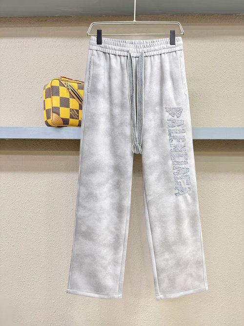 Balenciaga New Casual Pants with Logo, High Comfort