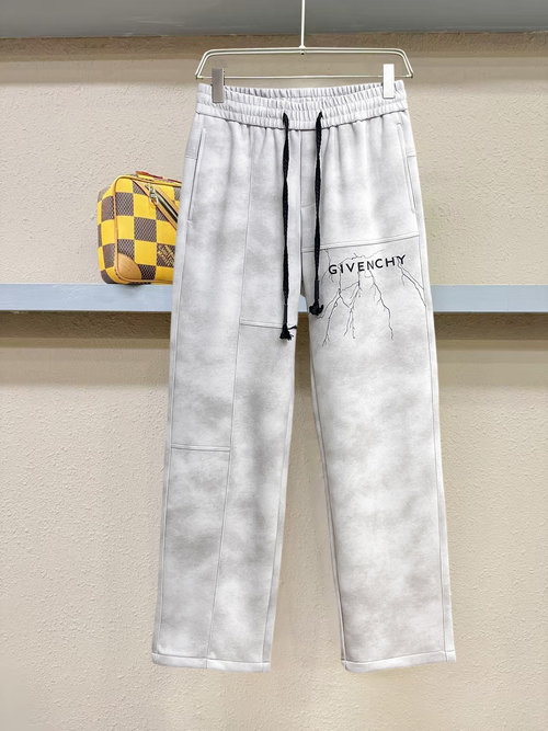 Givenchy New Casual Pants with Logo, High Comfort