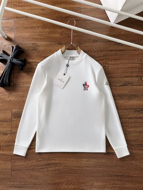 Moncler Fashionable Long-Sleeved T-Shirt for Casual and Business