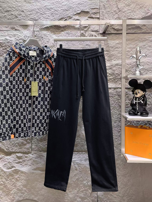 Balenciaga New Casual Pants with Logo for Comfort