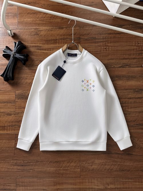 Louis Vuitton Unisex Air Layer Pullover Sweatshirt with Logo