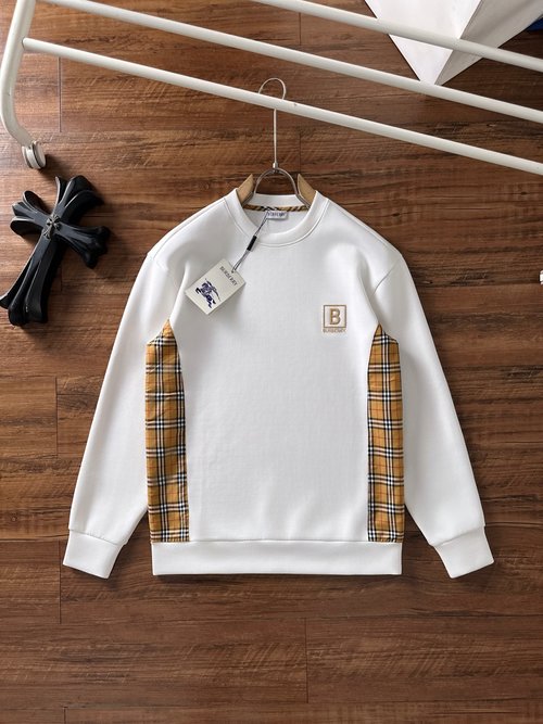 Burberry Classic Logo Long Sleeve Space Cotton Sweatshirt