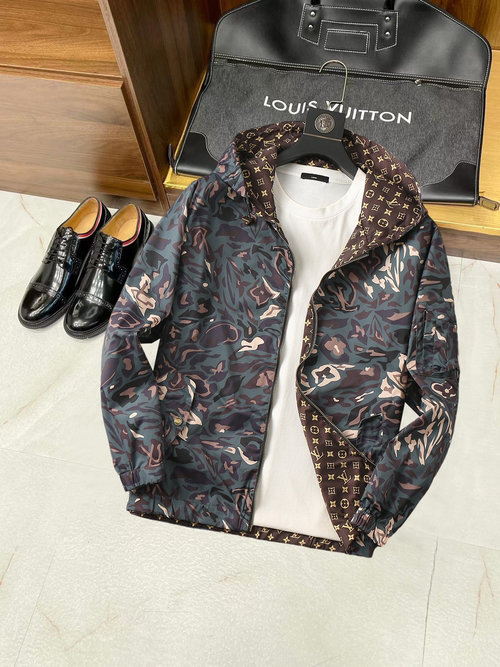 Louis Vuitton Breathable Custom Jacket with Fine Details