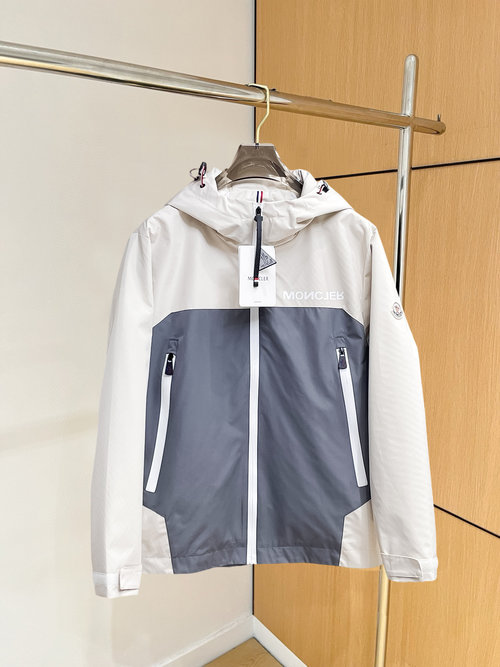 Moncler Jacket with Breathable Fabric and Fine Details