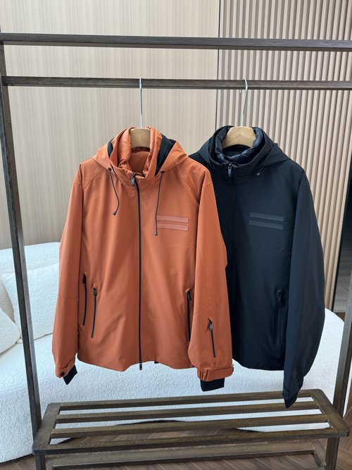 Zegna Versatile Detachable Two-piece Down Jacket