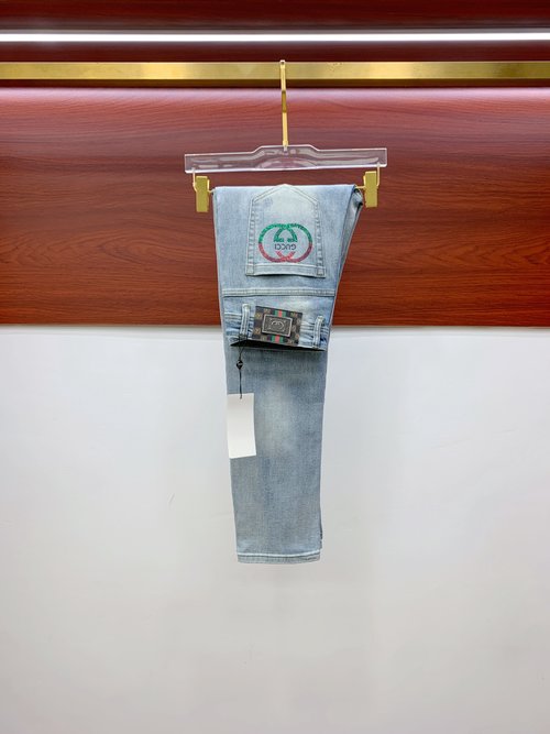 Gucci Exclusive Jeans with High - Quality Elastic Fabric