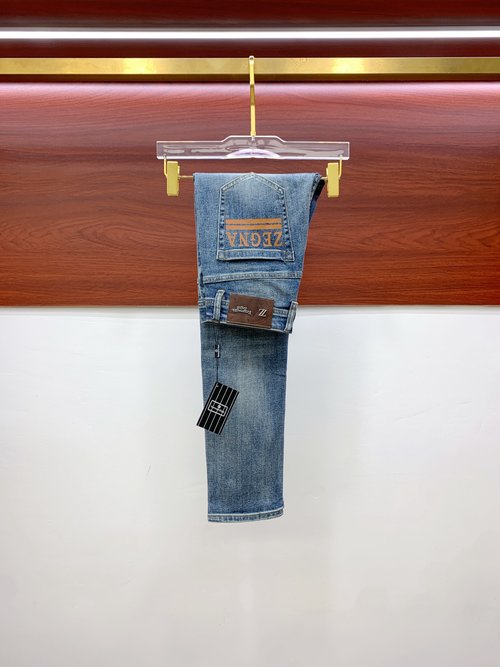 Zegna Elite Elastic Jeans for High Comfort