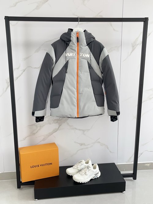 Louis Vuitton High-tech Waterproof Down Jacket with Intricate Craftsmanship