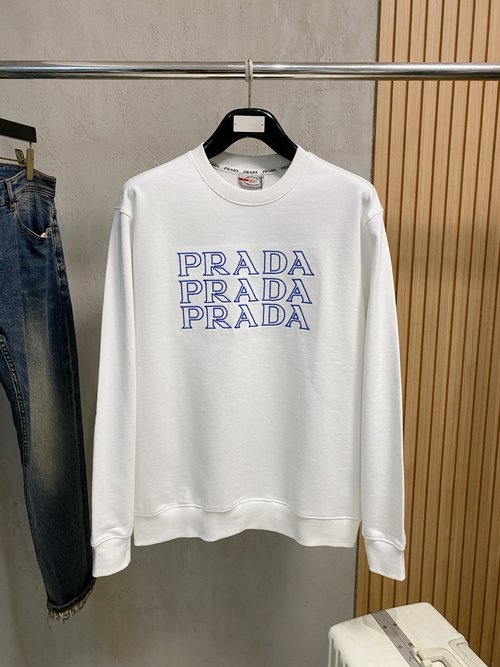 Prada High-Quality Imported Round Neck Sweatshirt