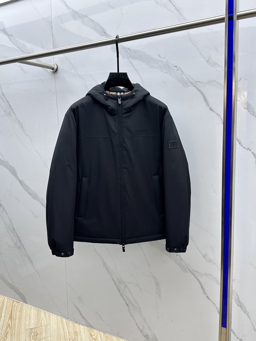 Burberry Classic Check Lined Designer Down Jacket