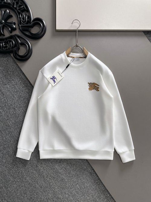 Burberry Embroidered Pullover Hoodie: Comfortable and Stylish