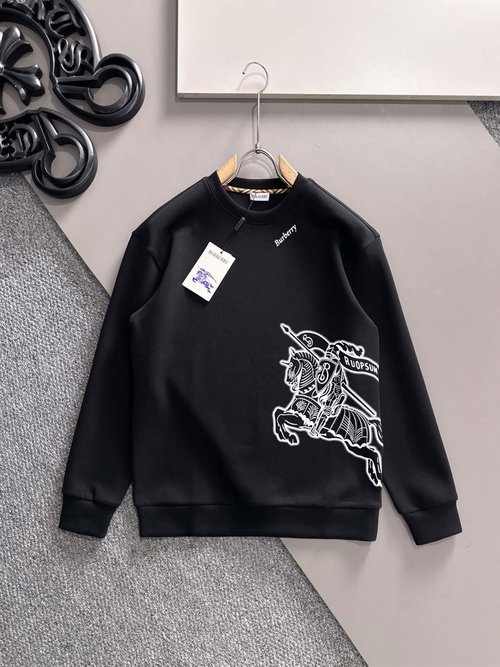 Burberry British Inspired Cotton Sweatshirt with 3D Print