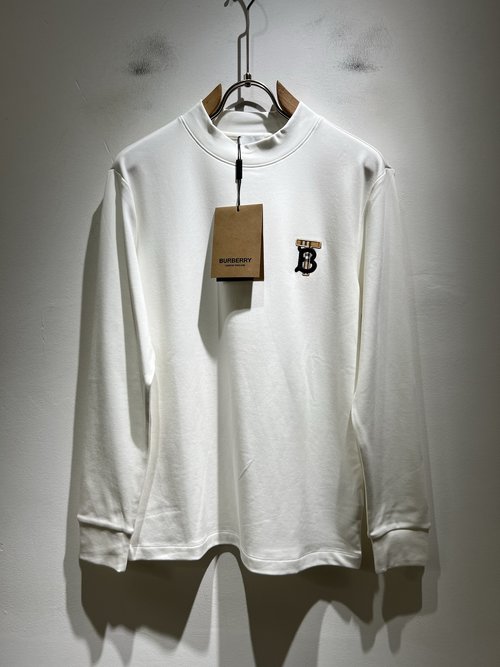 Burberry Luxury Long-Sleeved Base Layer with Logo Embroidery