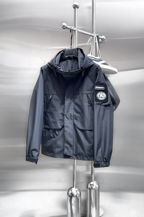 Burberry Premium Jacket with Custom Fabric and Great Fit