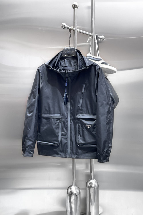 Prada Premium Jacket with Custom Fabric and Great Fit