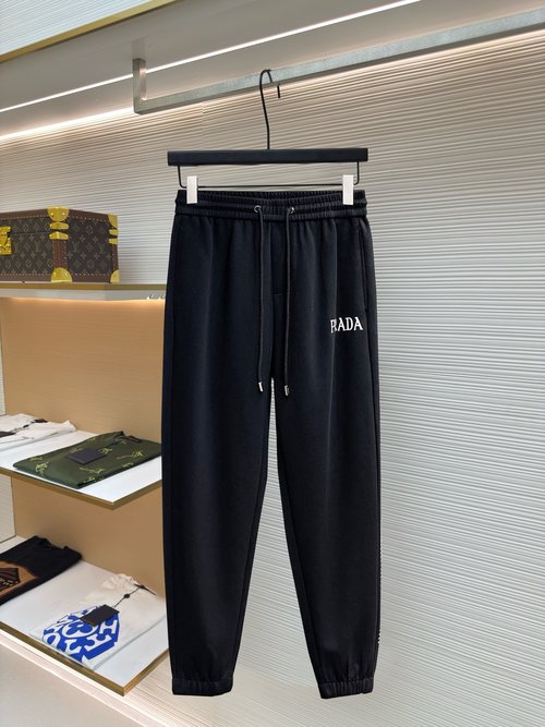 Prada Fashionable New Logo Casual Pants
