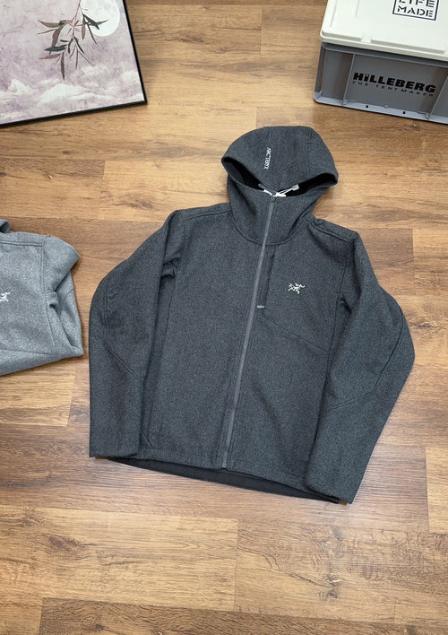 ArcTeryx Lightweight Windproof Embroidered Hooded Zip Top