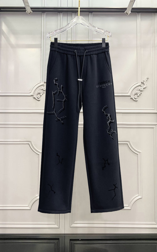 Givenchy Classic Logo Casual Pants Made with Custom Fabric