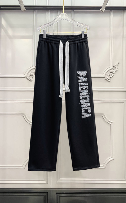 Balenciaga Classic Logo Casual Pants Made with Custom Fabric