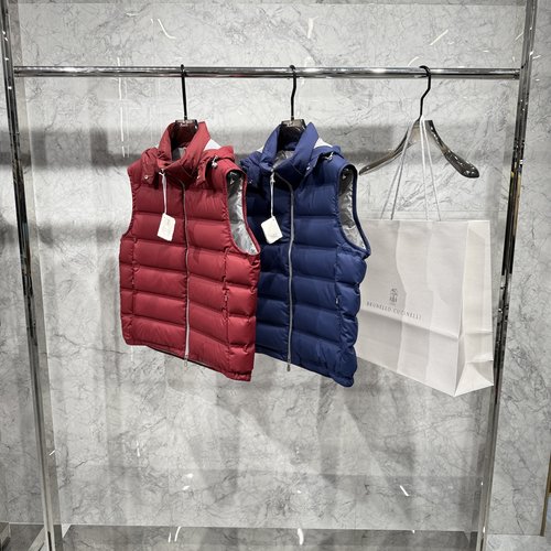 Brunello Cucinelli High-quality Detachable Hat Down Vest
