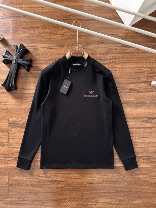 Armani Fashionable Casual Long-sleeved T-shirt with Good Comfort