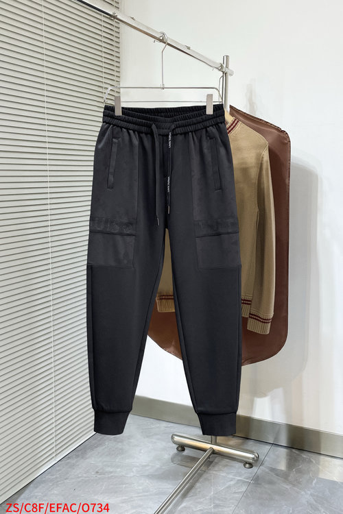 Louis Vuitton Comfortable Casual Pants with a Logo