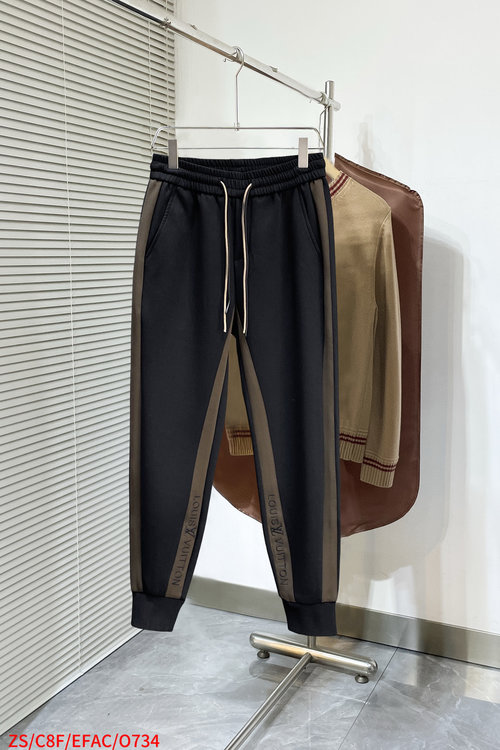 Louis Vuitton Comfortable Casual Pants with a Logo