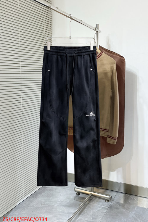 Balenciaga New Casual Pants with a Classic Logo and High Comfort