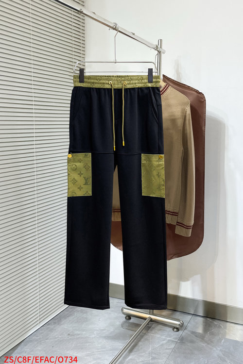 Louis Vuitton Newly Released Logo Casual Pants with Good Comfort