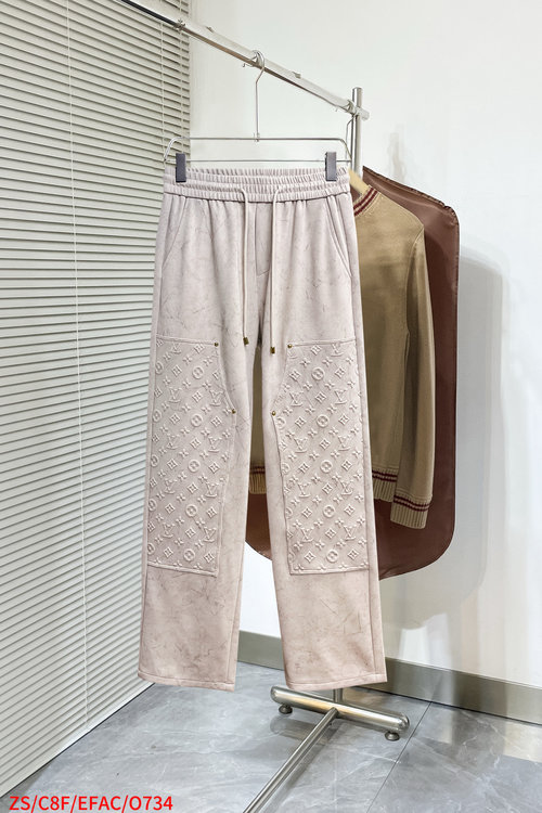 Louis Vuitton Custom Fabric Comfortable Casual Pants