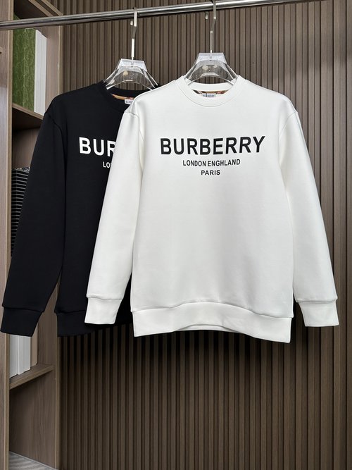 Burberry Air Layer Cotton Sweatshirt with Iconic Embroidery