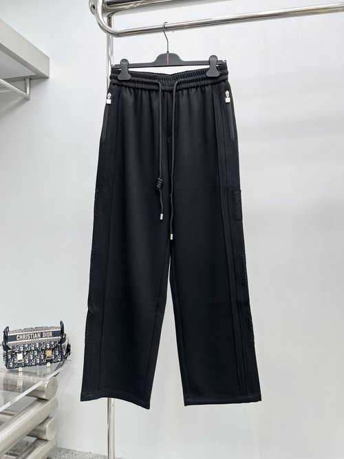 Balenciaga Newly Launched Casual Pants with Custom Logo Fabric