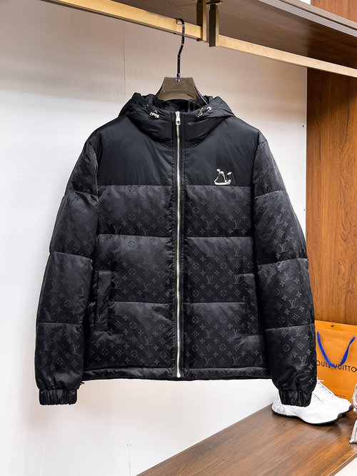 Louis Vuitton 90% Down Jacket with Classic Logo & Colorful Design